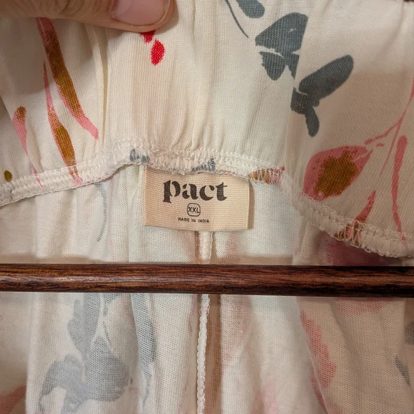 Pact Dayspring Staycation Sleep Pants 2XL 100% ORGANIC COTTON - Picture 2 of 5